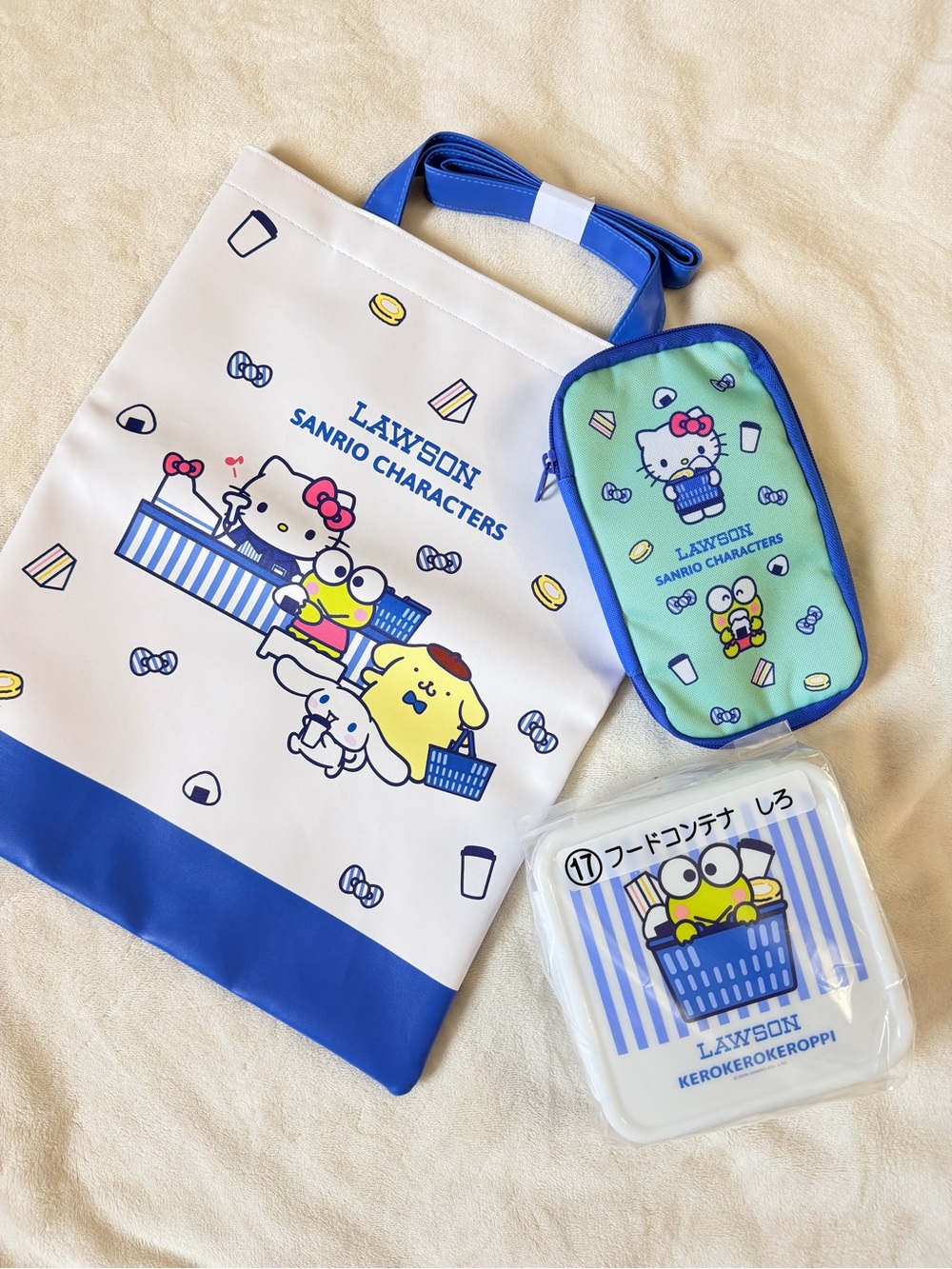 BNIB Sanrio x Lawson 50th Anniversary Kuji Tote Pouch Container
